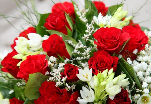 close up of red roses bouquet flowers 87414 4870